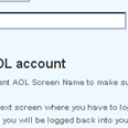 AOL Billing profile update - forged web page snapshot