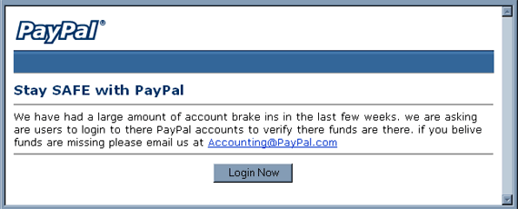 Stay SAFE with PayPal - Email Scam
