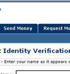 Paypal - Verify your identity - Phishing Scam