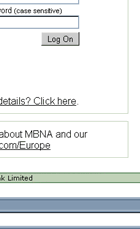 MBNA officiaI notice! - Spoof Email Phishing Scam