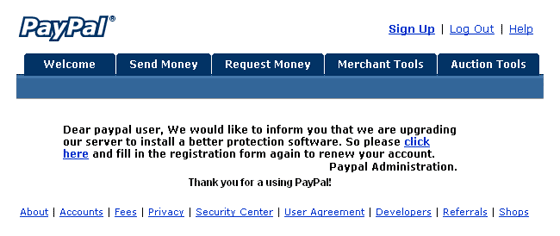 Paypal - Verify Your Identity - Spoof Email Phishing Scam