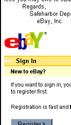 eBay Notification - Spoof Email Phishing Scam