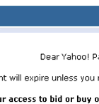 Yahoo! PayDirect Verification