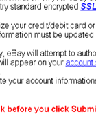 Account Update with eBay Auction Community