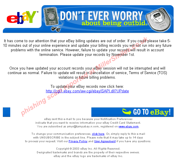 Notify from eBay