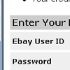 Fake ebay web page scam