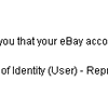 eBay Hoax Email and web page Scam