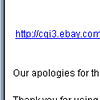 eBay Hoax Email and web page Scam